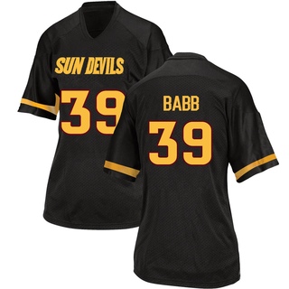 Adam Babb Replica Black Women's Arizona State Sun Devils Football Jersey
