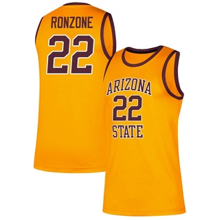 Austin Ronzone Replica Gold Men's Arizona State Sun Devils Classic Basketball Jersey