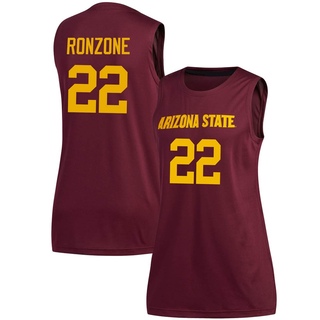 Austin Ronzone Replica Women's Arizona State Sun Devils Maroon Basketball Jersey