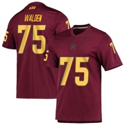 Bram Walden Replica Men's Arizona State Sun Devils Maroon AEROREADY Football Jersey