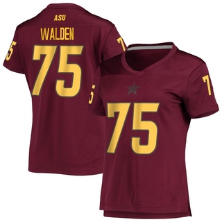Bram Walden Replica Women's Arizona State Sun Devils Maroon AEROREADY Football Jersey