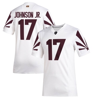 Chad Johnson Jr. Game White Youth Arizona State Sun Devils Special Premier Football Jersey