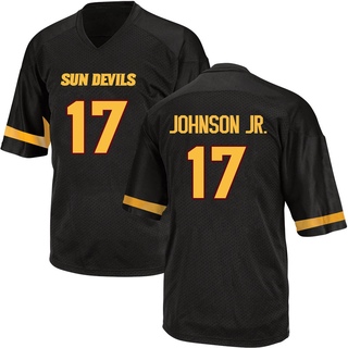 Chad Johnson Jr. Replica Black Men's Arizona State Sun Devils Football Jersey