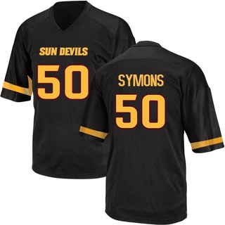 Chance Symons Game Black Men's Arizona State Sun Devils Football Jersey