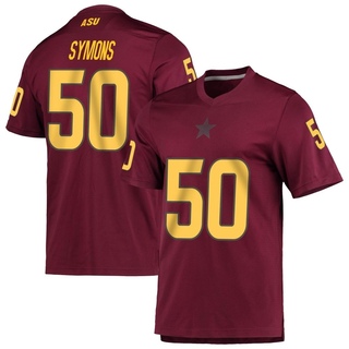 Chance Symons Replica Youth Arizona State Sun Devils Maroon AEROREADY Football Jersey