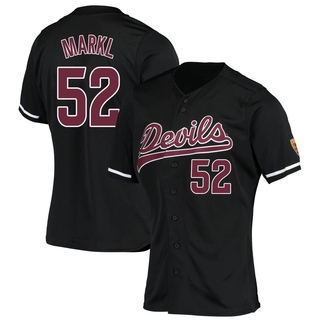 Connor Markl Replica Black Women's Arizona State Sun Devils Baseball Jersey