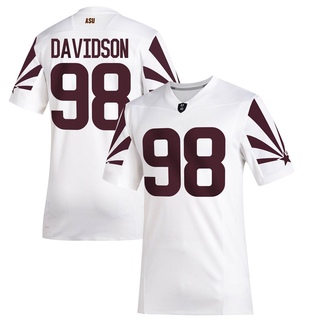 D.J. Davidson Game White Youth Arizona State Sun Devils Special Premier Football Jersey