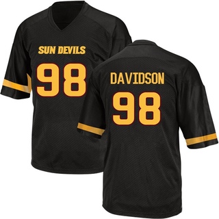 D.J. Davidson Replica Black Men's Arizona State Sun Devils Football Jersey