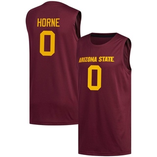 DJ Horne Replica Men's Arizona State Sun Devils Maroon Basketball Jersey