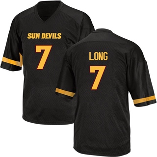 Ethan Long Game Black Youth Arizona State Sun Devils Football Jersey