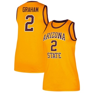 Jalen Graham Replica Gold Women's Arizona State Sun Devils Classic Basketball Jersey