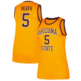 Jay Heath Replica Gold Women's Arizona State Sun Devils Classic Basketball Jersey