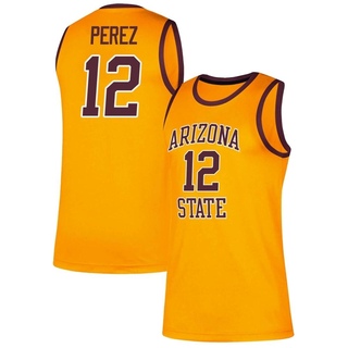 Jose Perez Replica Gold Men's Arizona State Sun Devils Classic Basketball Jersey
