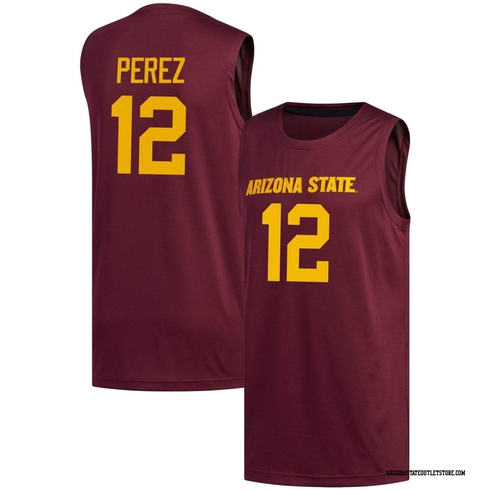 Jose Perez Replica Youth Arizona State Sun Devils Maroon Basketball Jersey
