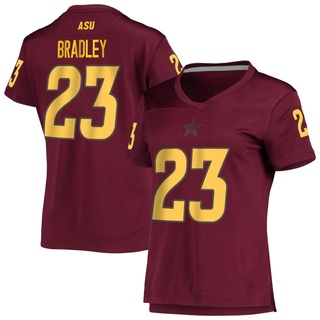 Keontez Bradley Replica Women's Arizona State Sun Devils Maroon AEROREADY Football Jersey