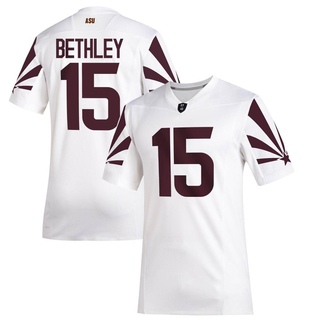 Khoury Bethley Game White Men's Arizona State Sun Devils Special Premier Football Jersey