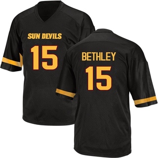 Khoury Bethley Replica Black Men's Arizona State Sun Devils Football Jersey