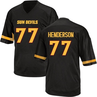 LaDarius Henderson Replica Black Men's Arizona State Sun Devils Football Jersey