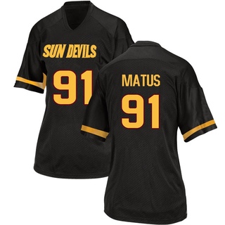 Michael Matus Game Black Women's Arizona State Sun Devils Football Jersey