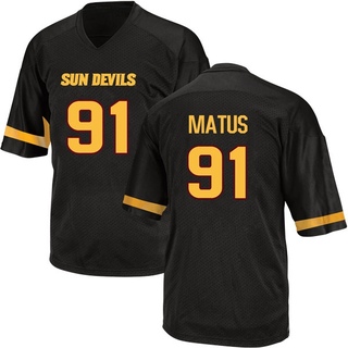 Michael Matus Replica Black Men's Arizona State Sun Devils Football Jersey