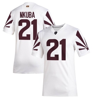 Tony-Louis Nkuba Game White Youth Arizona State Sun Devils Special Premier Football Jersey