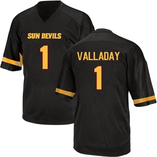 Xazavian Valladay Game Black Men's Arizona State Sun Devils Football Jersey